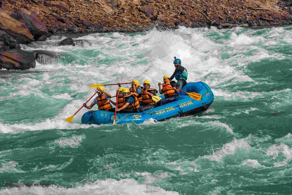 best route river rafting in Rishikesh