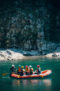 9KM river rafting in Rishikesh